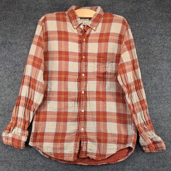 J. Crew Men's Slim Button Up Shirt Multicolor Plaid Medium Long Sleeve Cotton - Picture 2 of 13